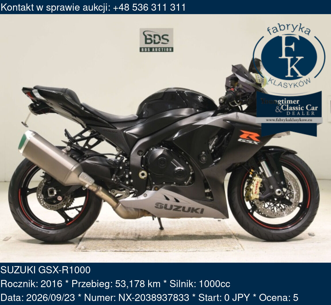 SUZUKI GSX-R1000 2016 - zdjęcie 2