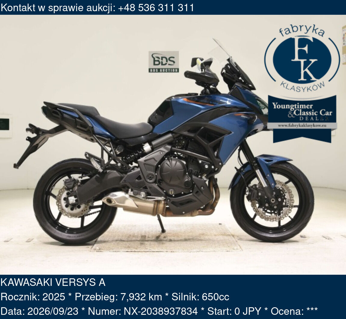 KAWASAKI VERSYS A 2025 - zdjęcie 2