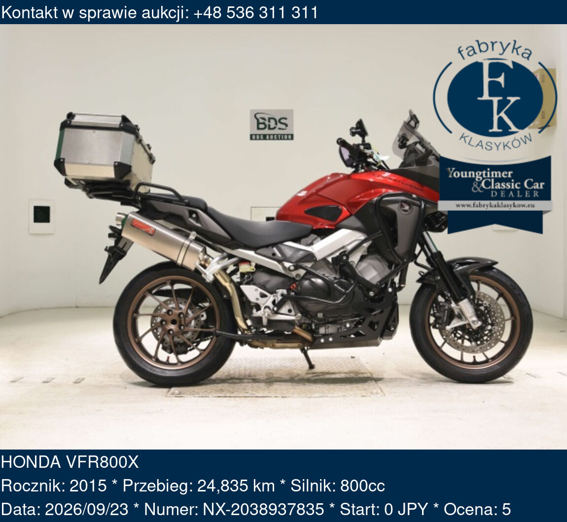 HONDA VFR800X 2015 - zdjęcie 2