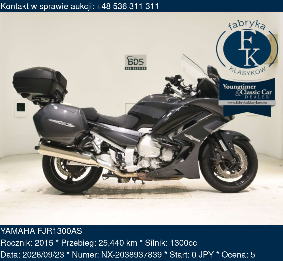 YAMAHA FJR1300AS 2015 - zdjęcie 2