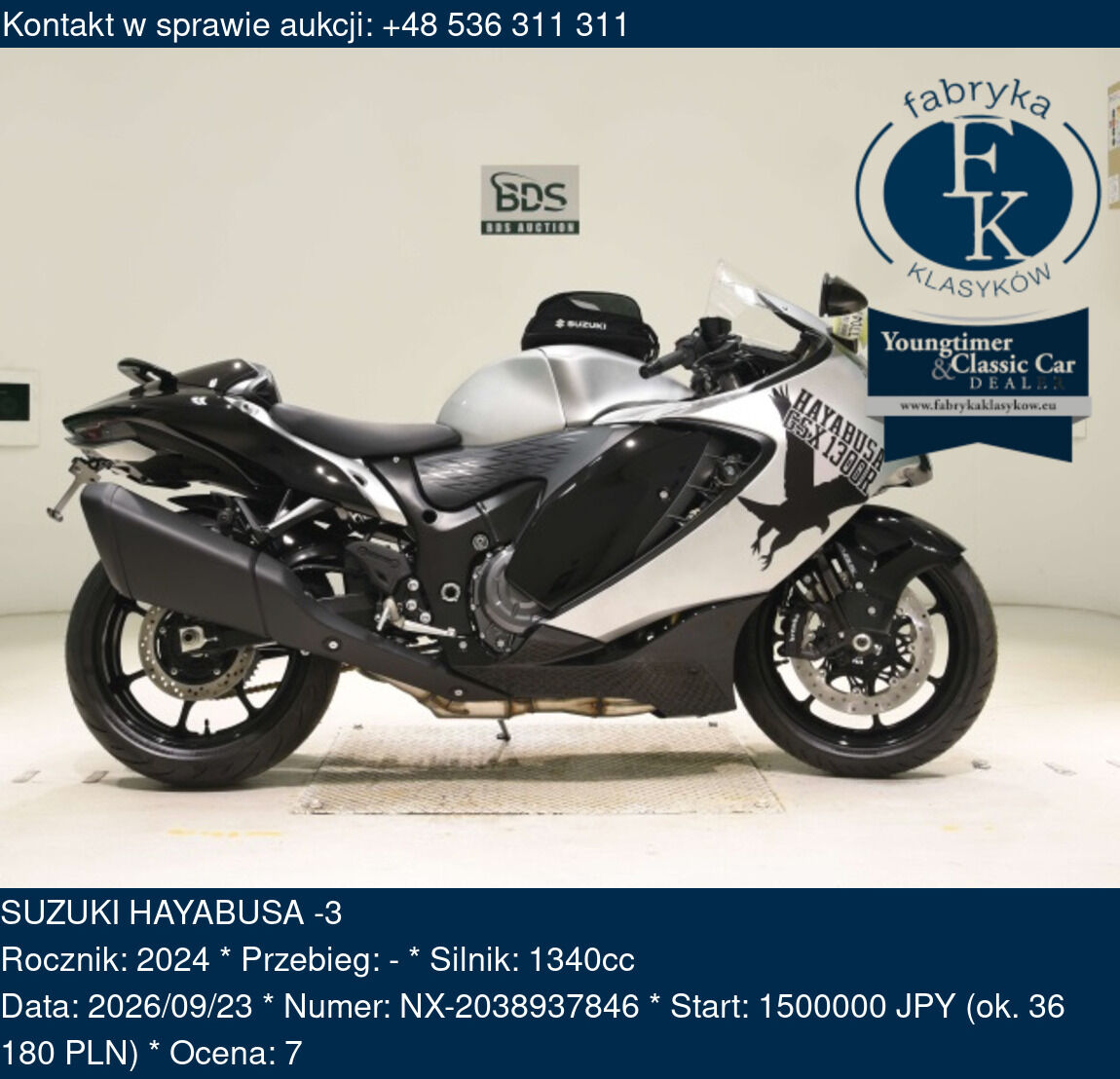 SUZUKI HAYABUSA -3 2024 - zdjęcie 2