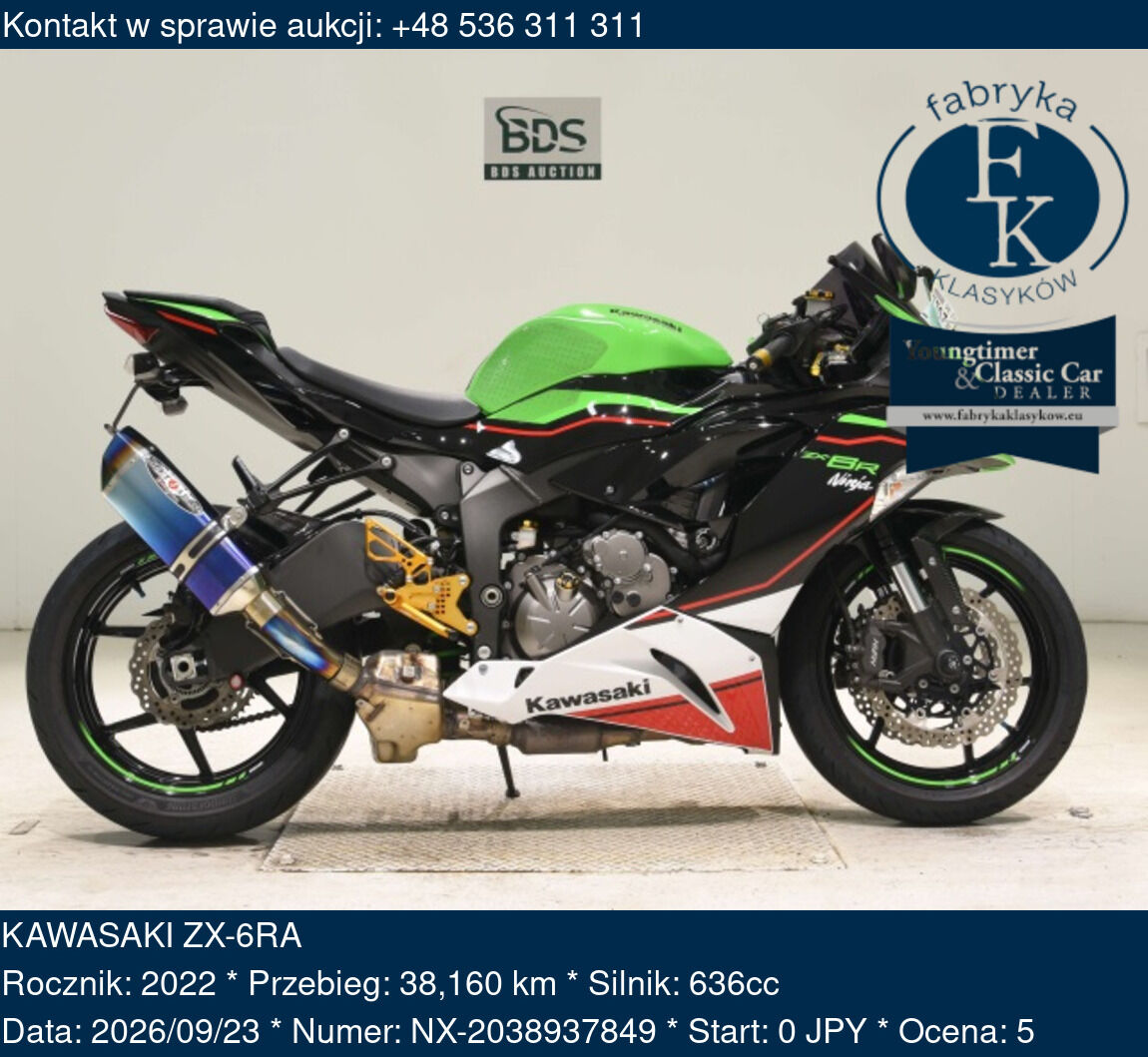 KAWASAKI ZX-6RA 2022 - zdjęcie 2