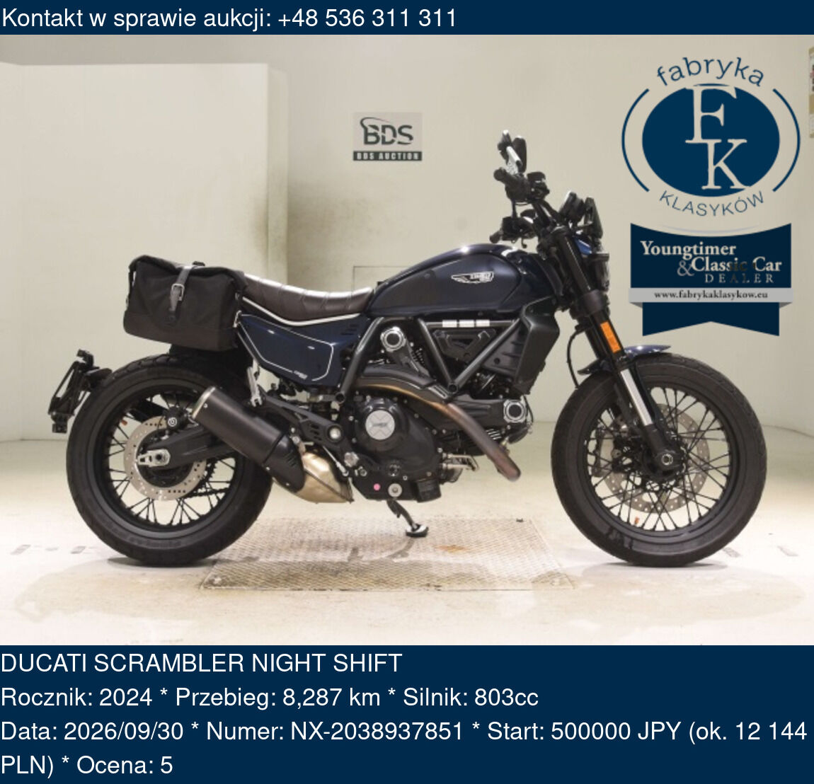 DUCATI SCRAMBLER NIGHT SHIFT 2024 - zdjęcie 2