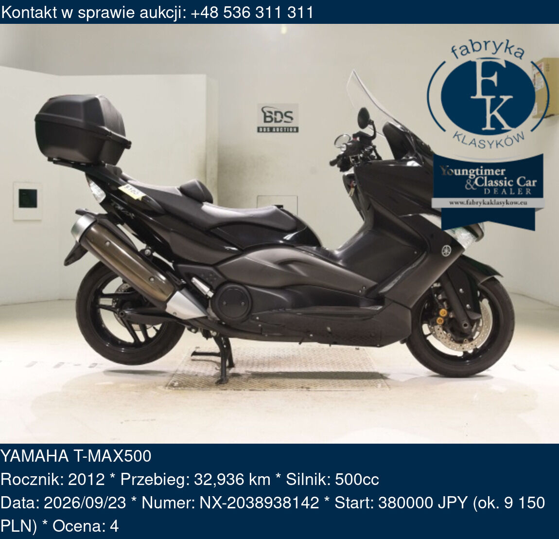 YAMAHA T-MAX500 2012 - zdjęcie 2