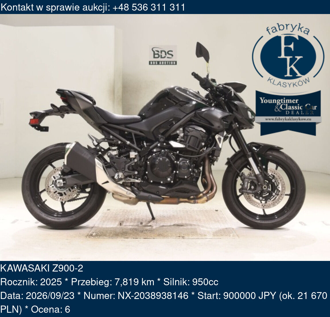 KAWASAKI Z900-2 2025 - zdjęcie 2