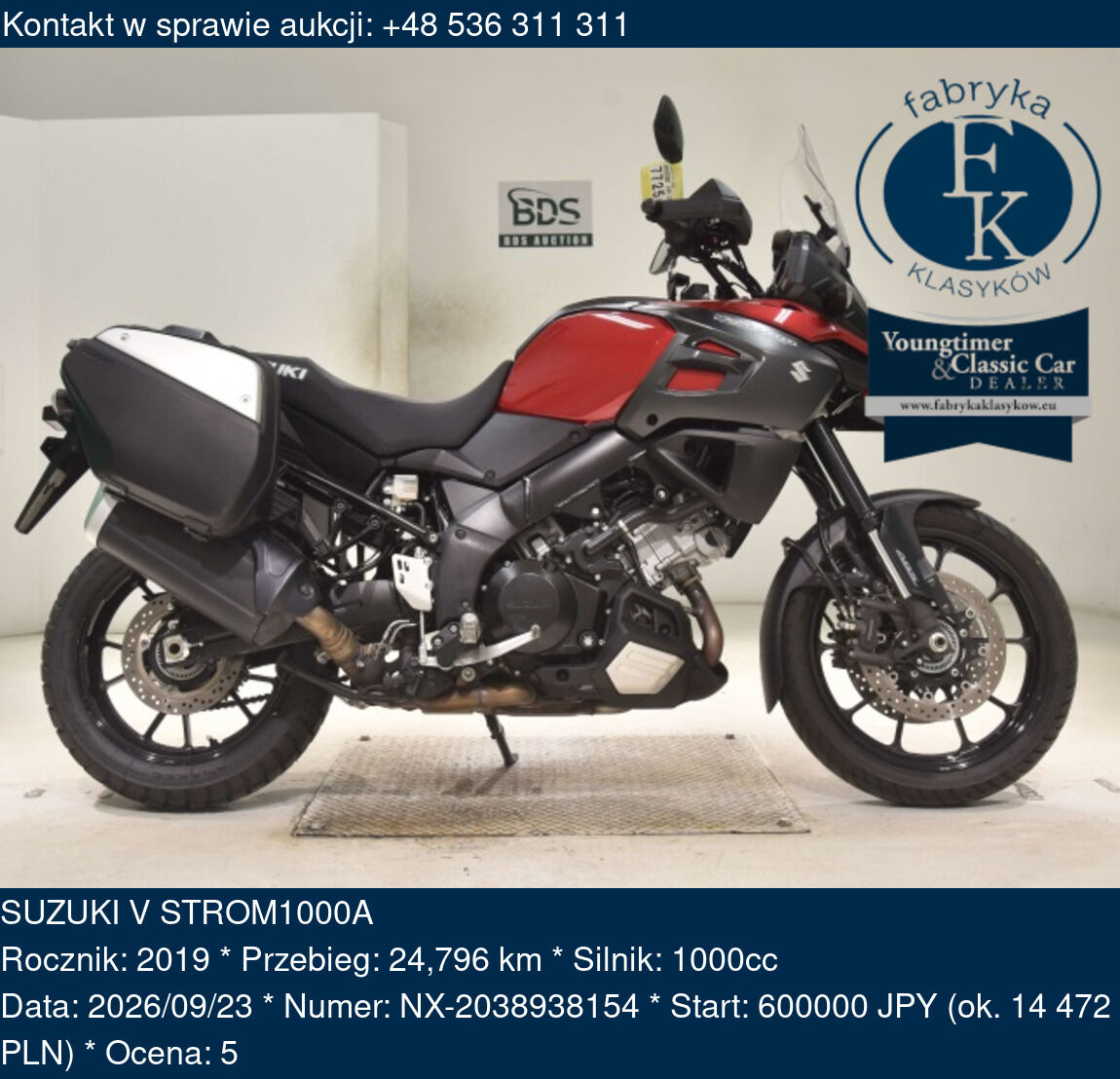 SUZUKI V STROM1000A 2019 - zdjęcie 2