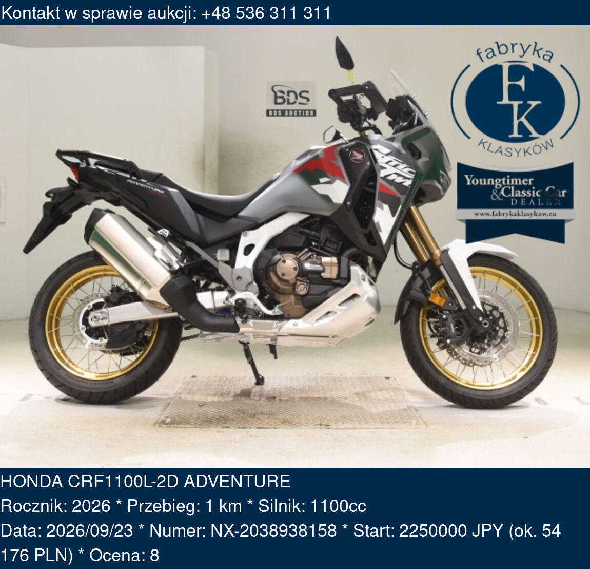 HONDA CRF1100L-2D ADVENTURE 2026 - zdjęcie 2