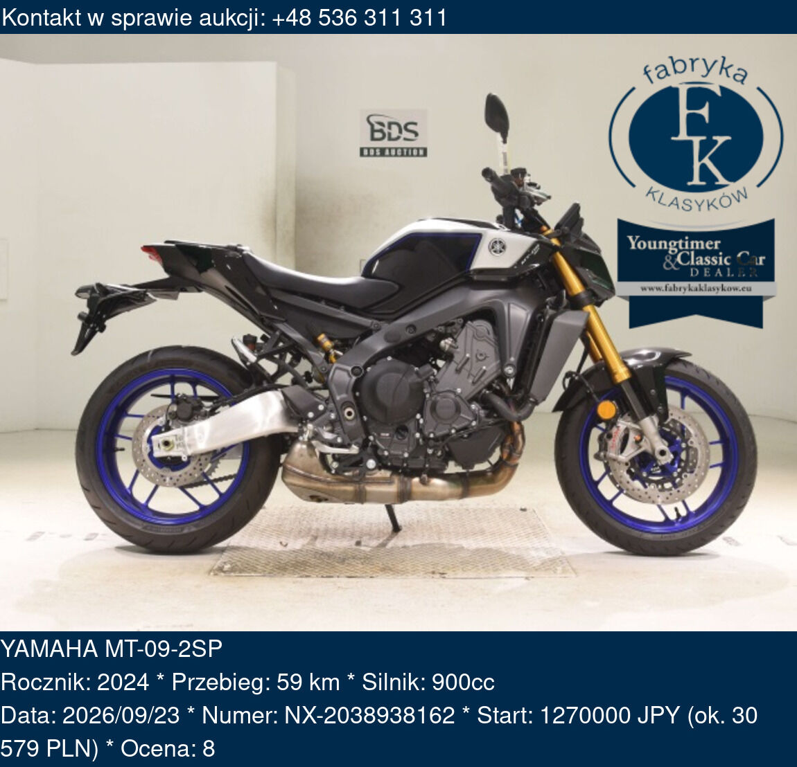 YAMAHA MT-09-2SP 2024 - zdjęcie 2