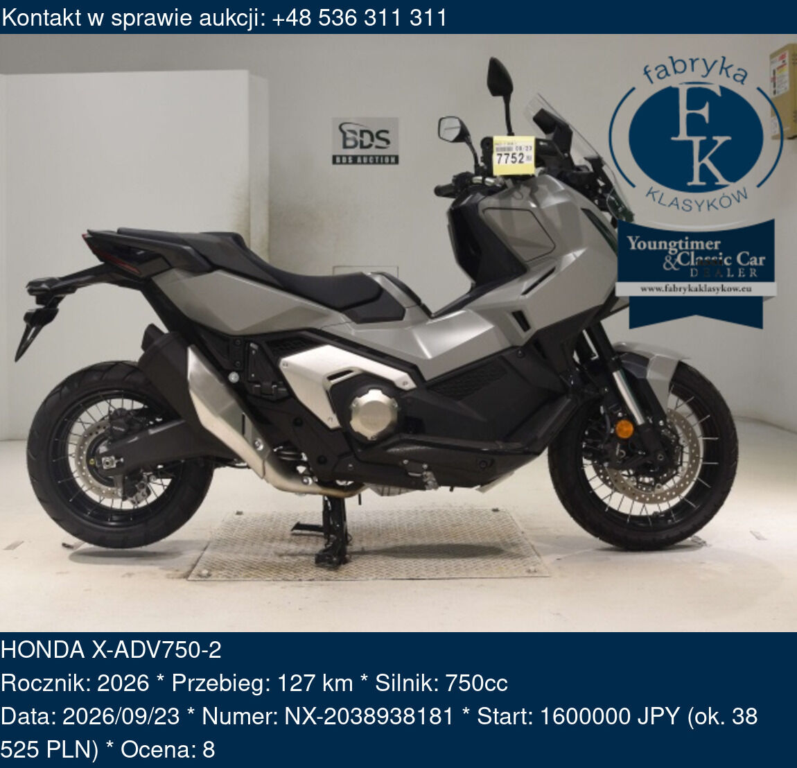 HONDA X-ADV750-2 2026 - zdjęcie 2