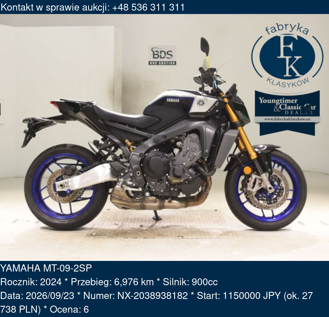 YAMAHA MT-09-2SP 2024 - zdjęcie 2