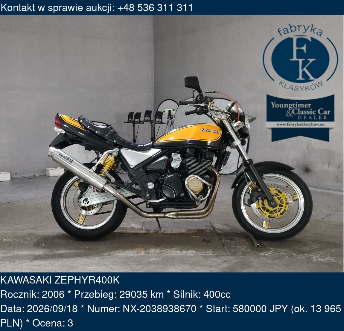 KAWASAKI ZEPHYR400K 2006 - zdjęcie 2