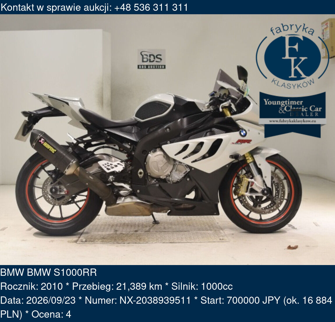 BMW BMW S1000RR 2010 - zdjęcie 2