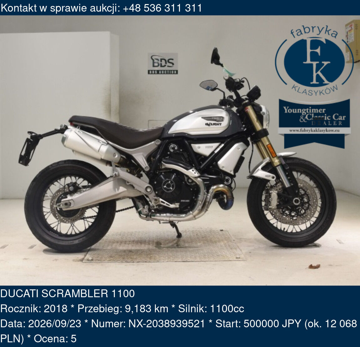 DUCATI SCRAMBLER 1100 2018 - zdjęcie 2