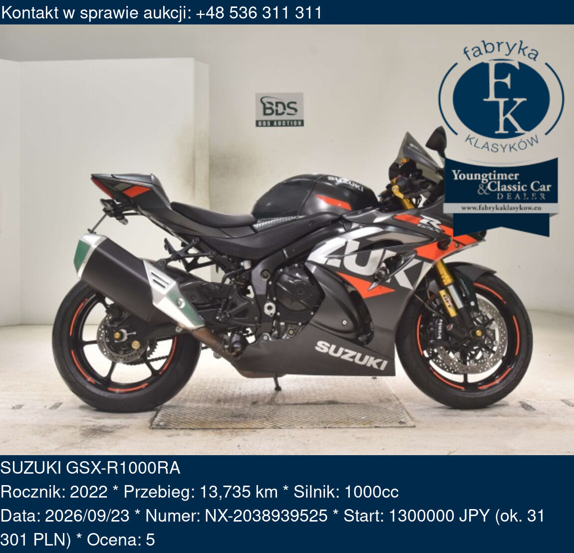 SUZUKI GSX-R1000RA 2022 - zdjęcie 2