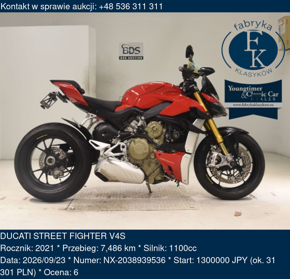 DUCATI STREET FIGHTER V4S 2021 - zdjęcie 2
