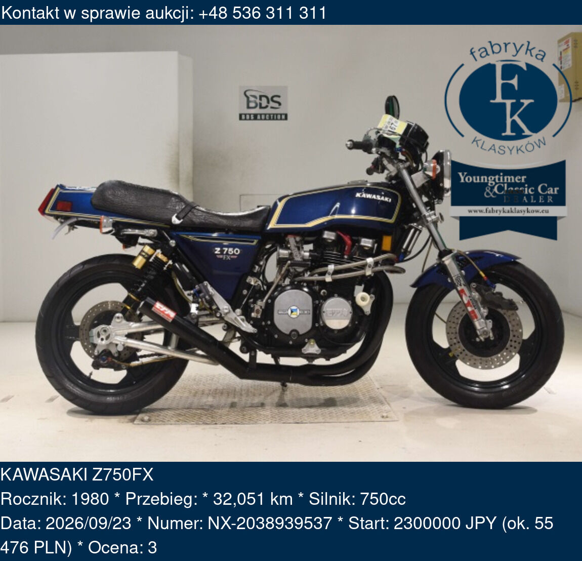 KAWASAKI Z750FX 1980 - zdjęcie 2