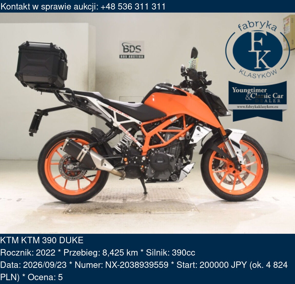 KTM KTM 390 DUKE 2022 - zdjęcie 2
