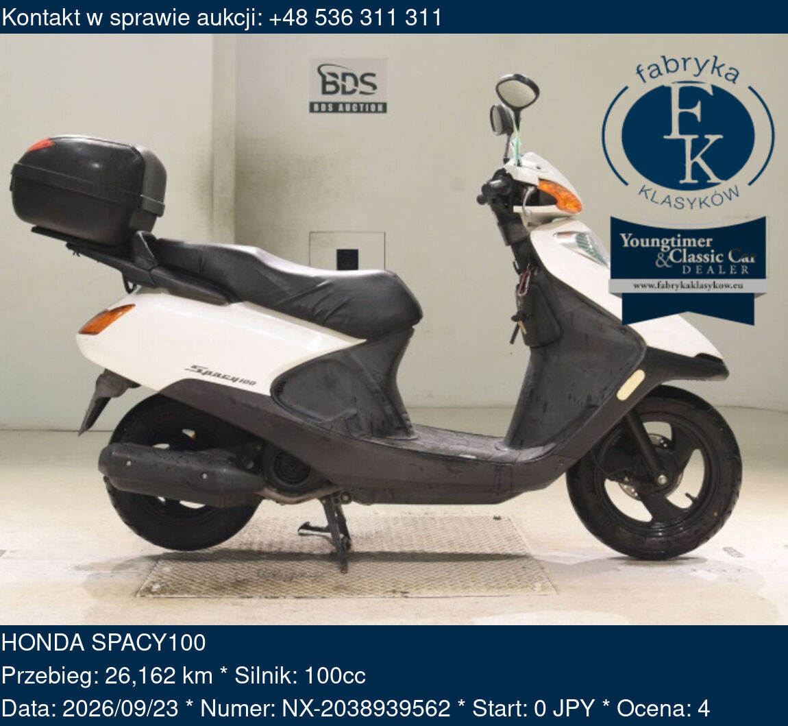 HONDA SPACY100  - zdjęcie 2