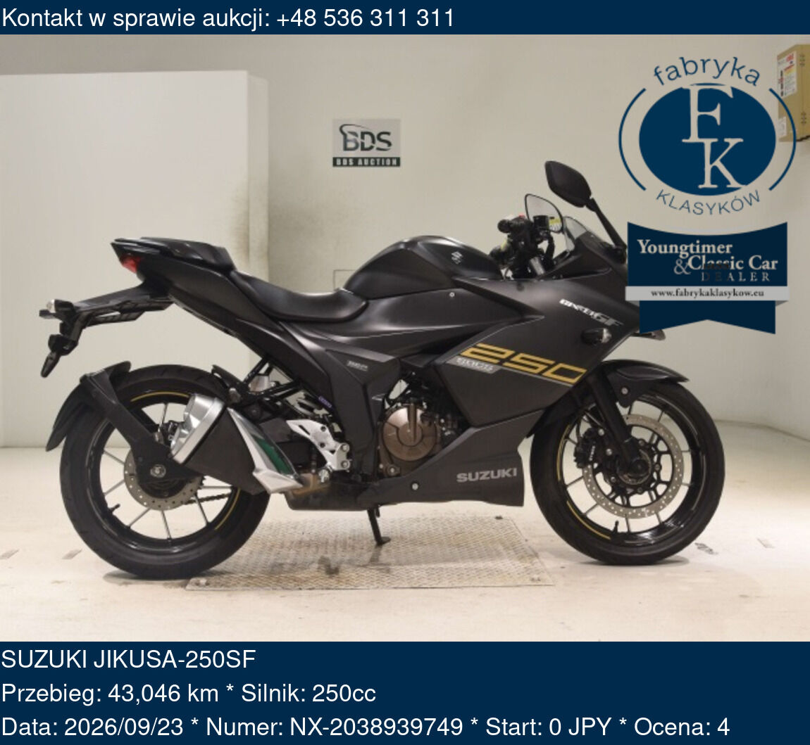SUZUKI JIKUSA-250SF  - zdjęcie 2