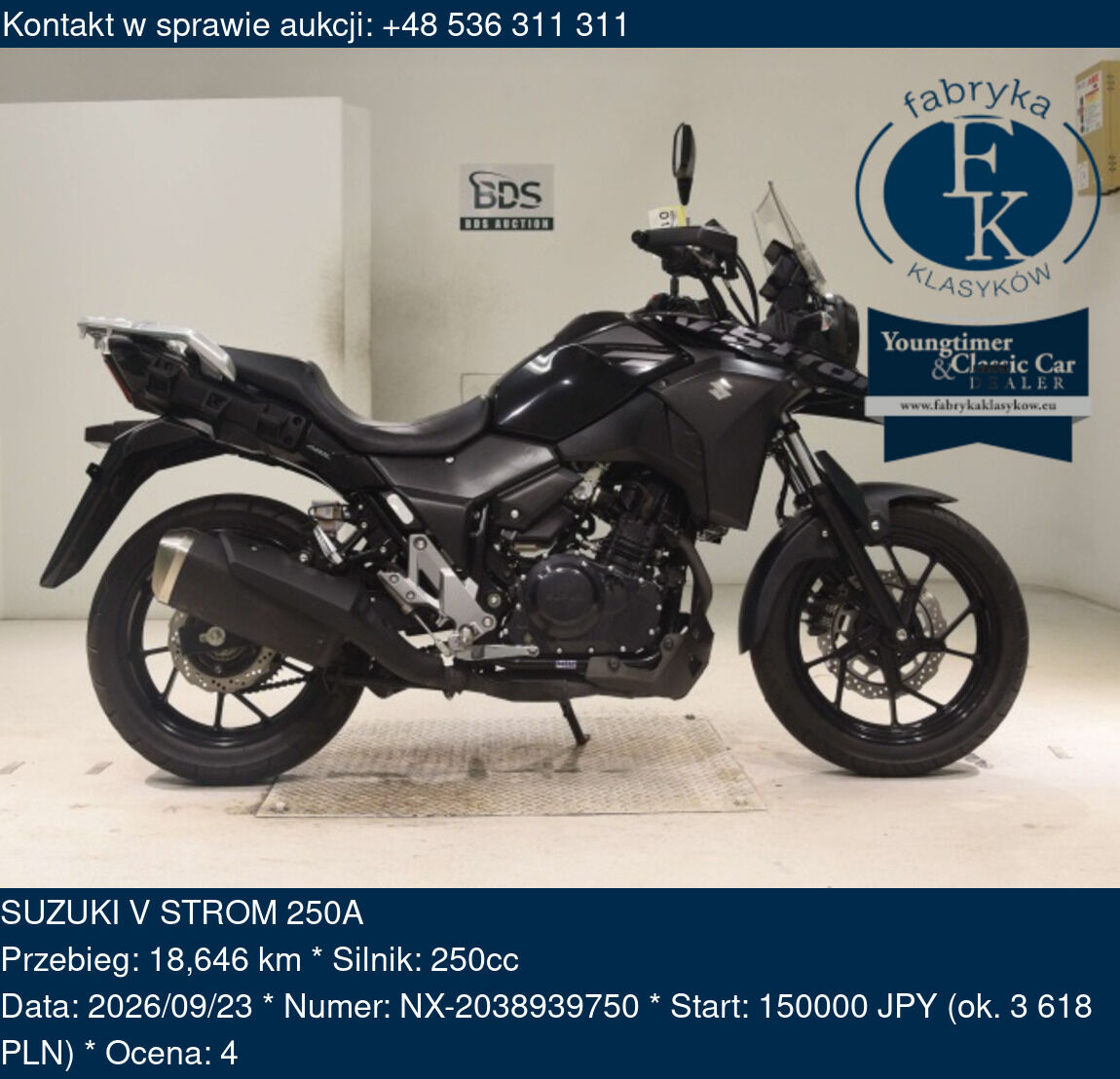 SUZUKI V STROM 250A  - zdjęcie 2