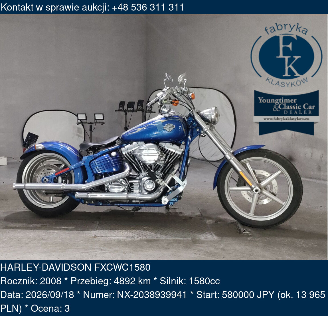HARLEY-DAVIDSON FXCWC1580 2008 - zdjęcie 2