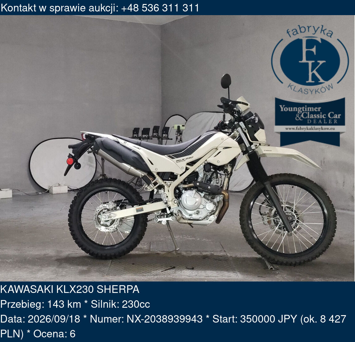 KAWASAKI KLX230 SHERPA  - zdjęcie 2