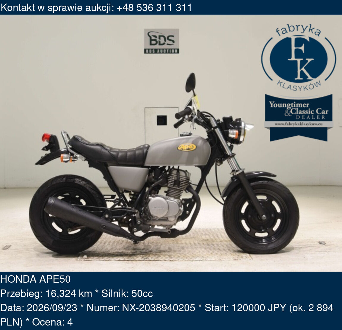 HONDA APE50 - zdjęcie 2