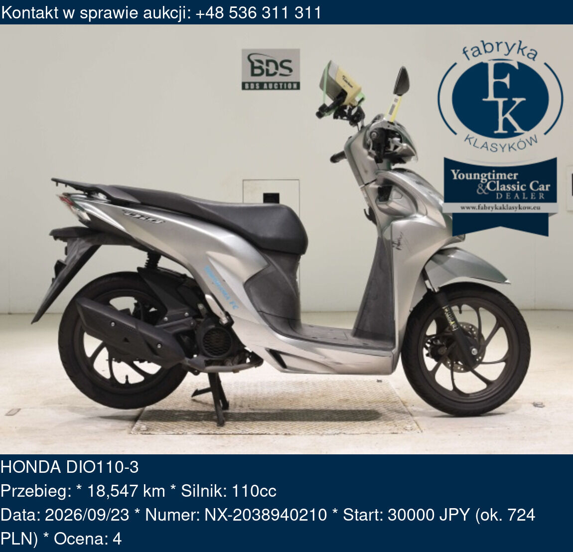 HONDA DIO110-3  - zdjęcie 2