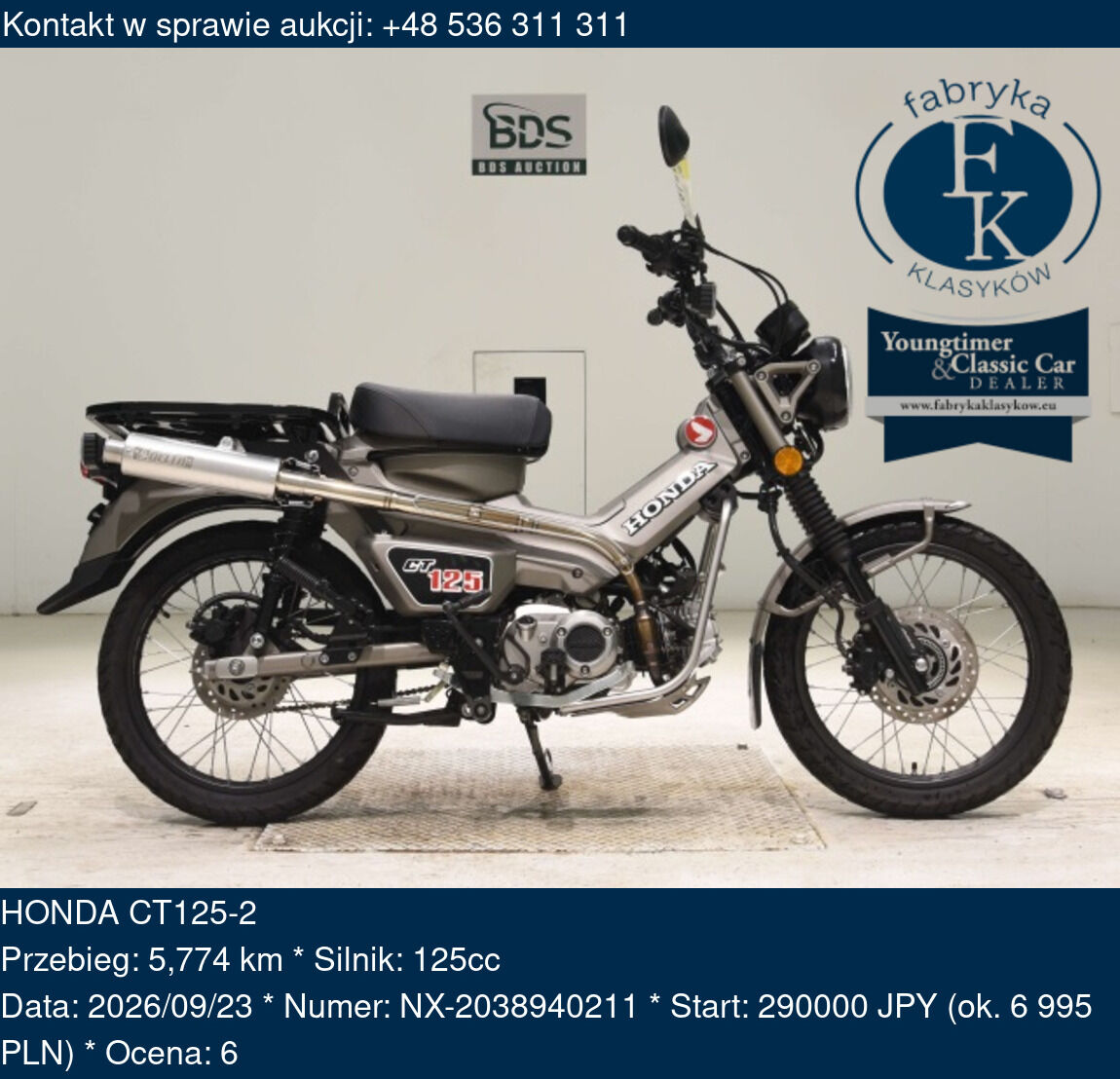 HONDA CT125-2  - zdjęcie 2