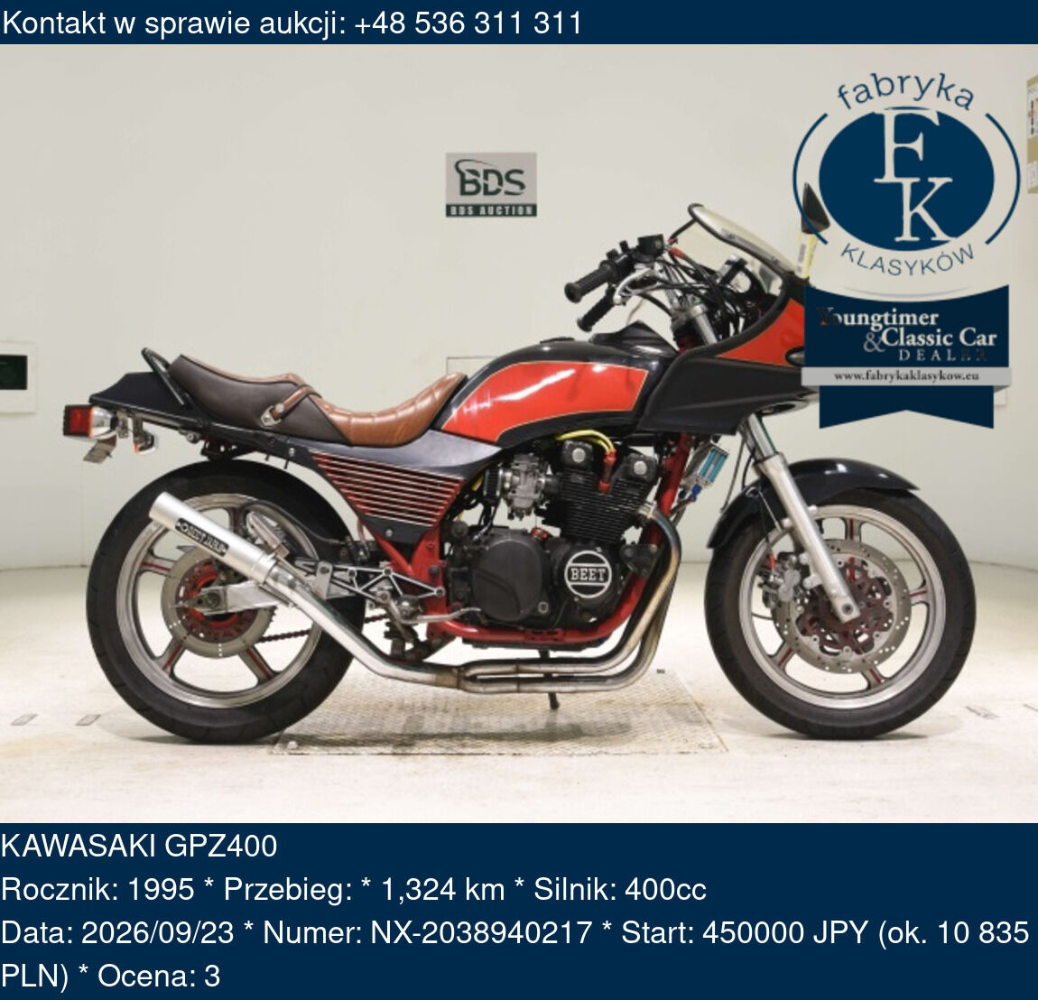 KAWASAKI GPZ400 1995 - zdjęcie 2