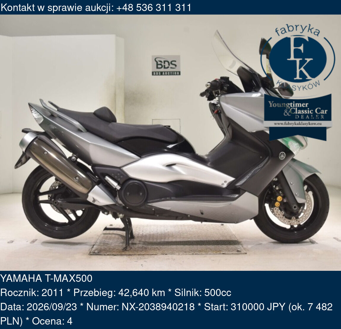 YAMAHA T-MAX500 2011 - zdjęcie 2