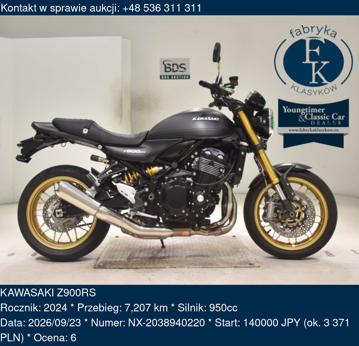 KAWASAKI Z900RS 2024 - zdjęcie 2