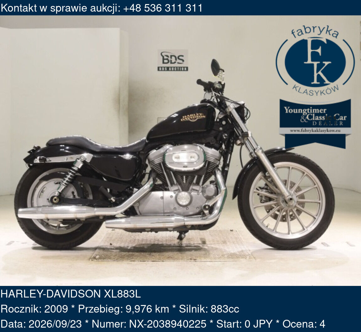 HARLEY-DAVIDSON XL883L 2009 - zdjęcie 2