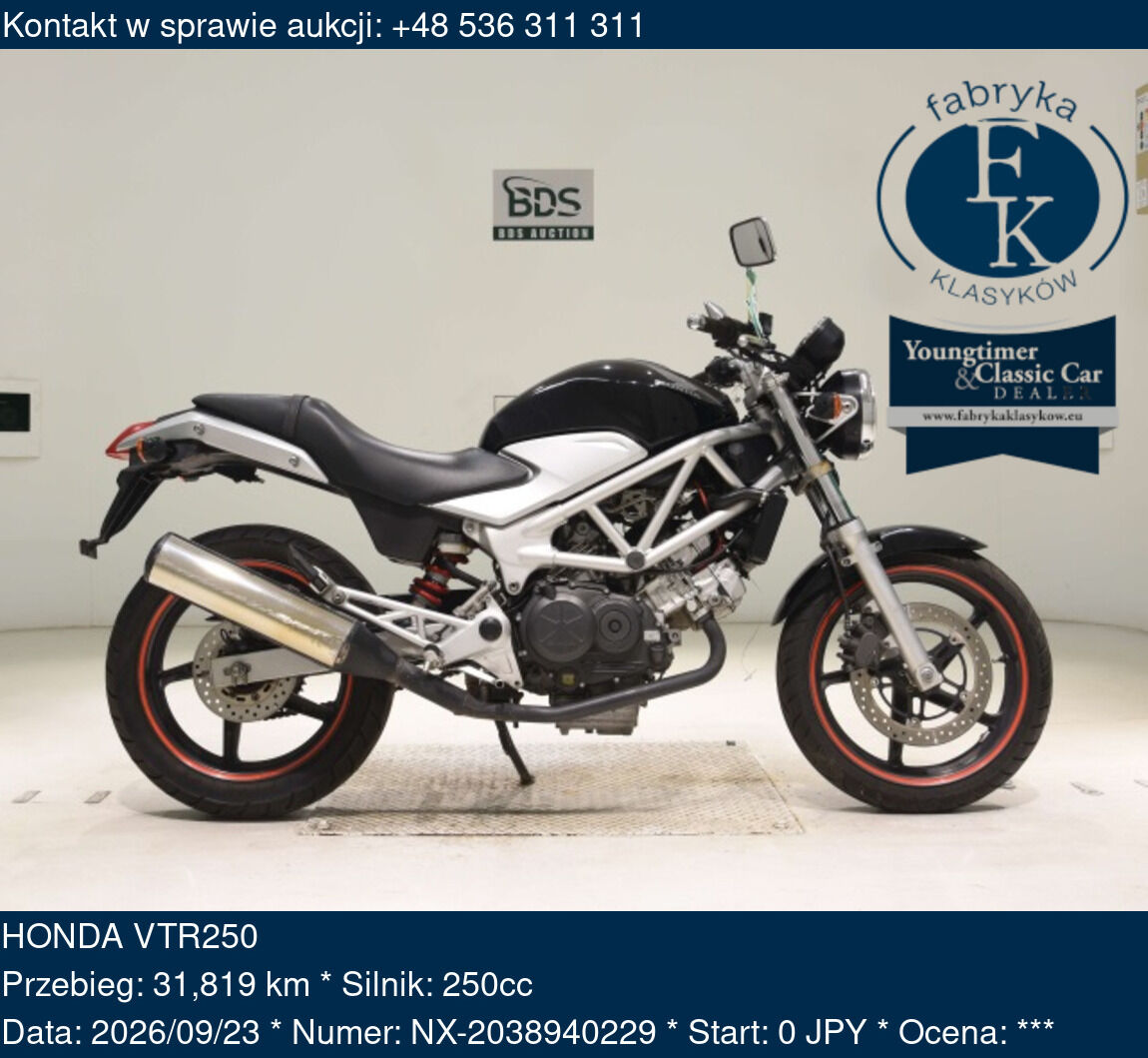 HONDA VTR250  - zdjęcie 2