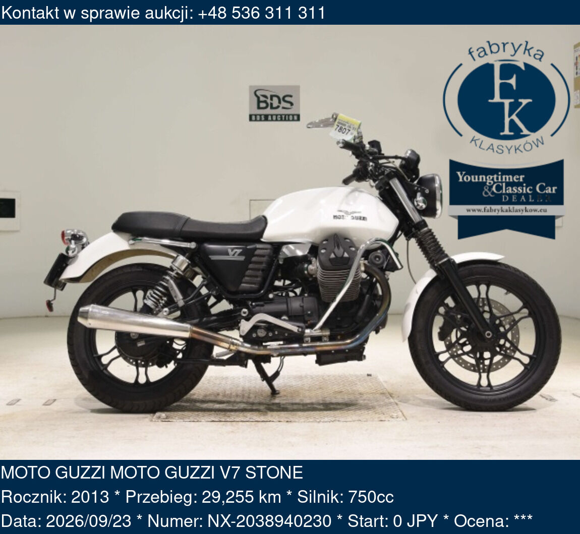 MOTO GUZZI MOTO GUZZI V7 STONE 2013 - zdjęcie 2