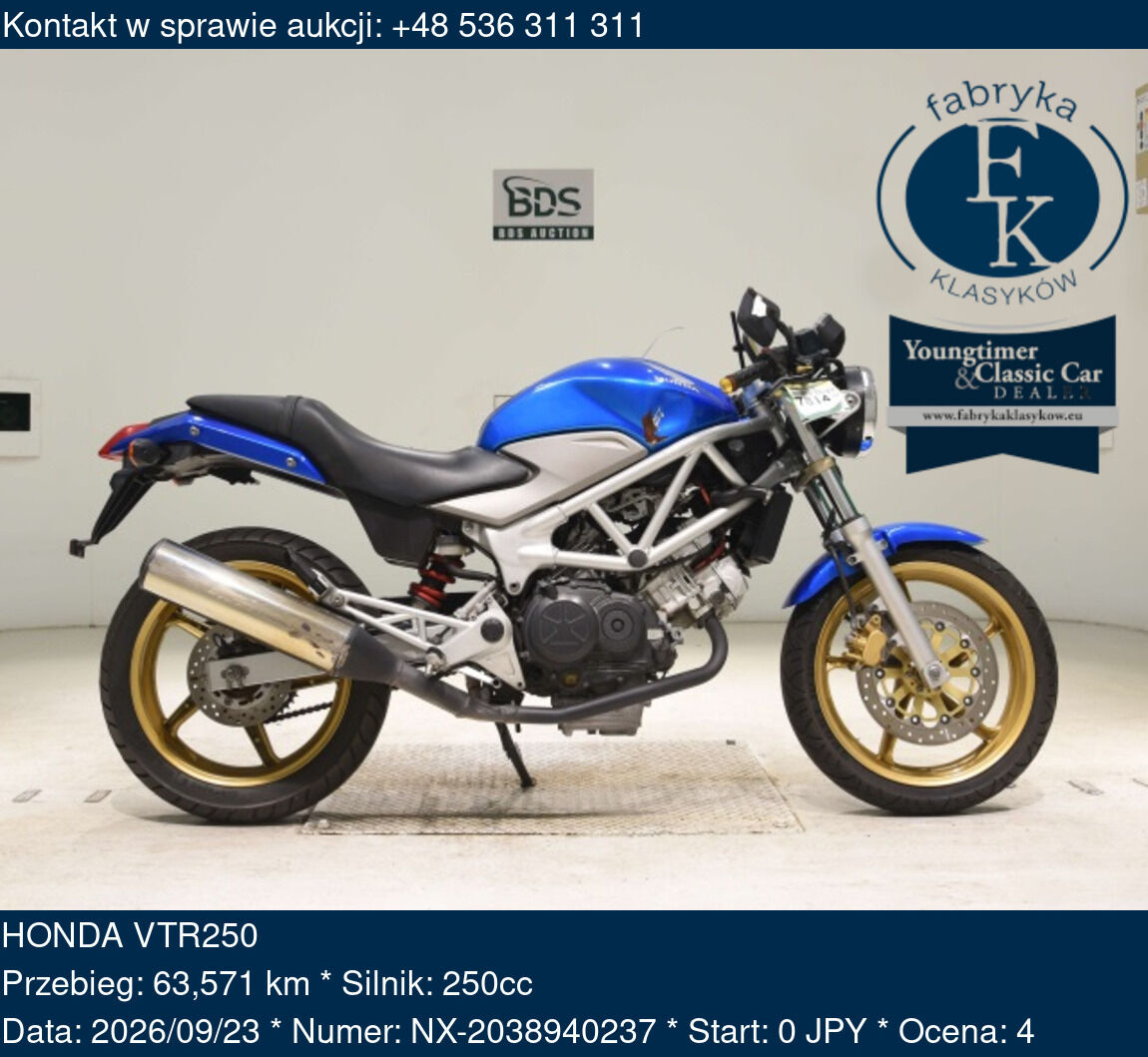 HONDA VTR250  - zdjęcie 2