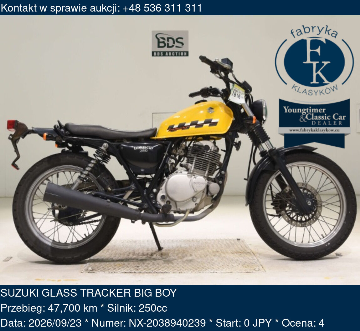 SUZUKI GLASS TRACKER BIG BOY  - zdjęcie 2
