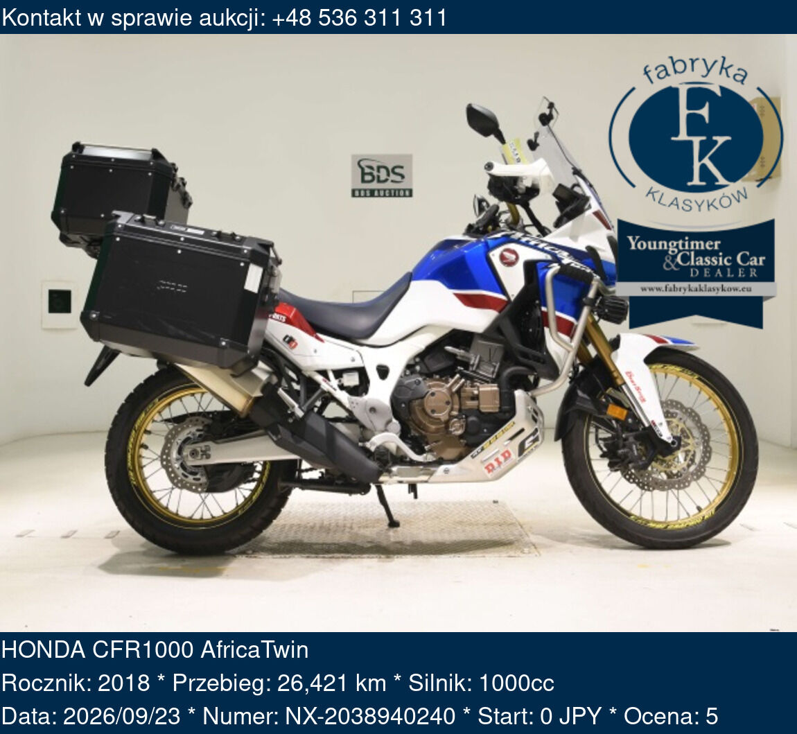 HONDA CFR1000 AfricaTwin 2018 - zdjęcie 2