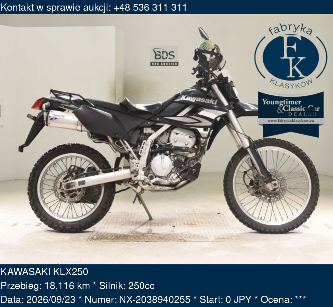 KAWASAKI KLX250  - zdjęcie 2