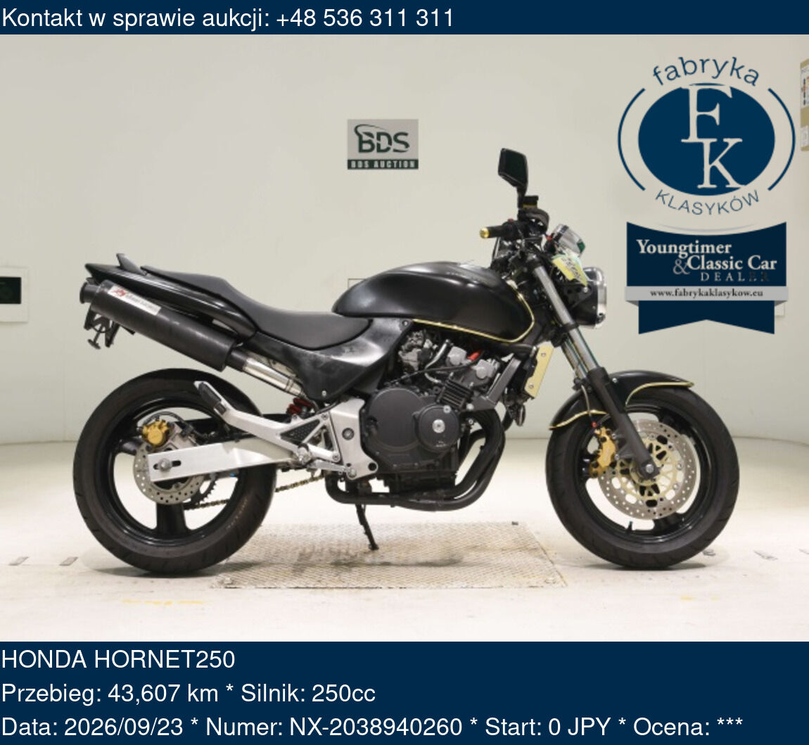 HONDA HORNET250  - zdjęcie 2