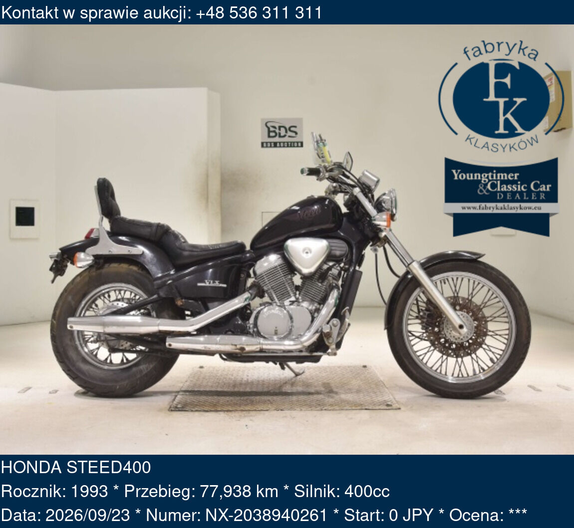 HONDA STEED400 1993 - zdjęcie 2