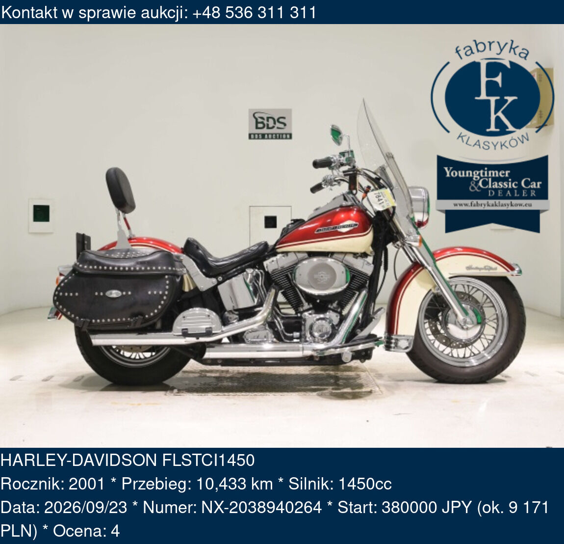 HARLEY-DAVIDSON FLSTCI1450 2001 - zdjęcie 2