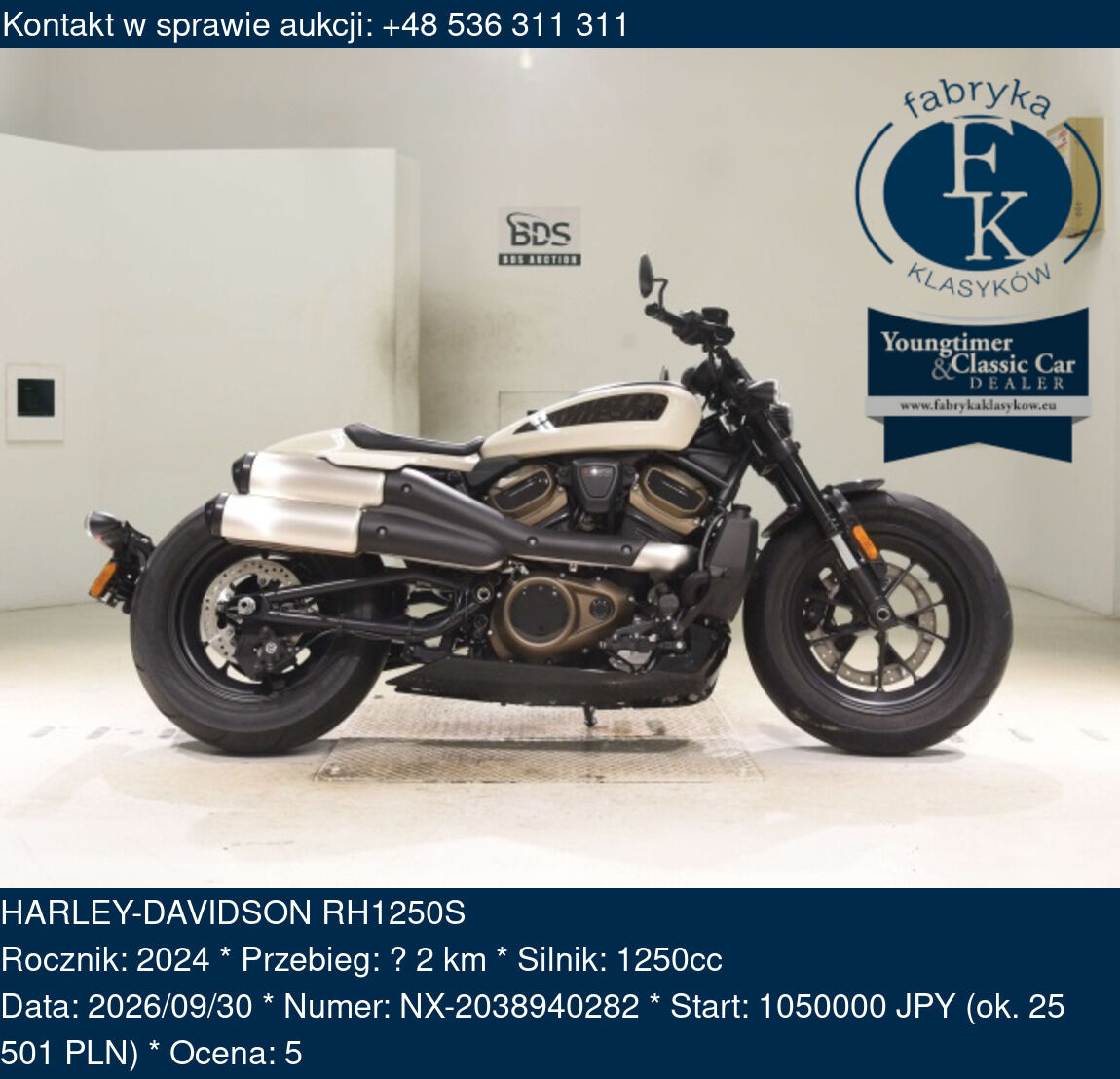 HARLEY-DAVIDSON RH1250S 2024 - zdjęcie 2