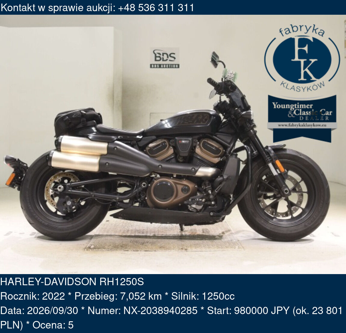 HARLEY-DAVIDSON RH1250S 2022 - zdjęcie 2