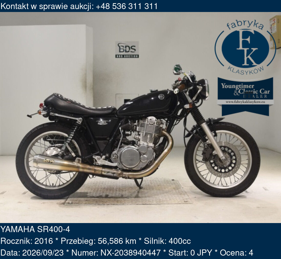 YAMAHA SR400-4 2016 - zdjęcie 2