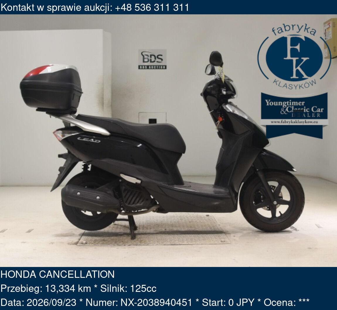 HONDA CANCELLATION  - zdjęcie 2