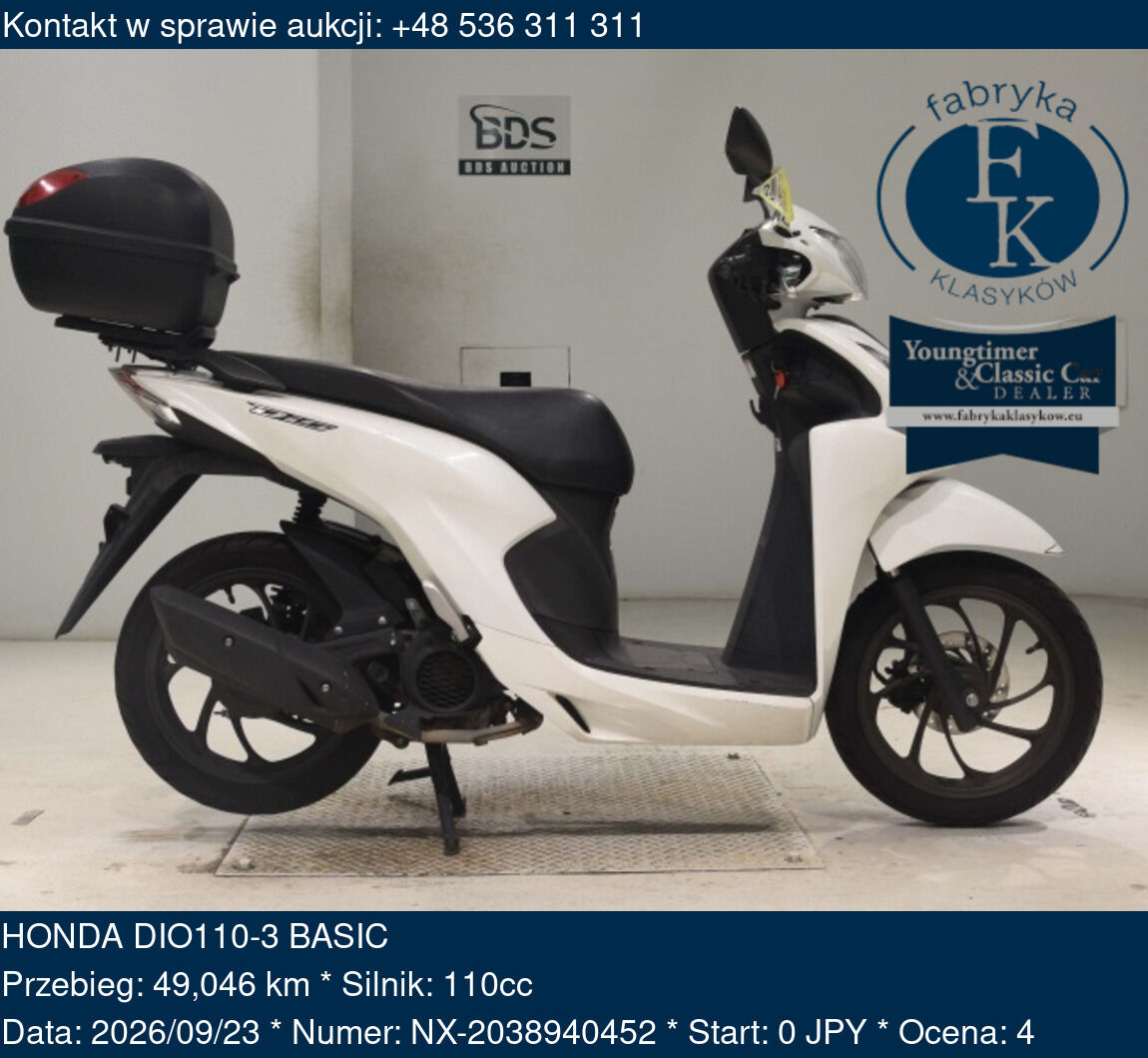 HONDA DIO110-3 BASIC - zdjęcie 2