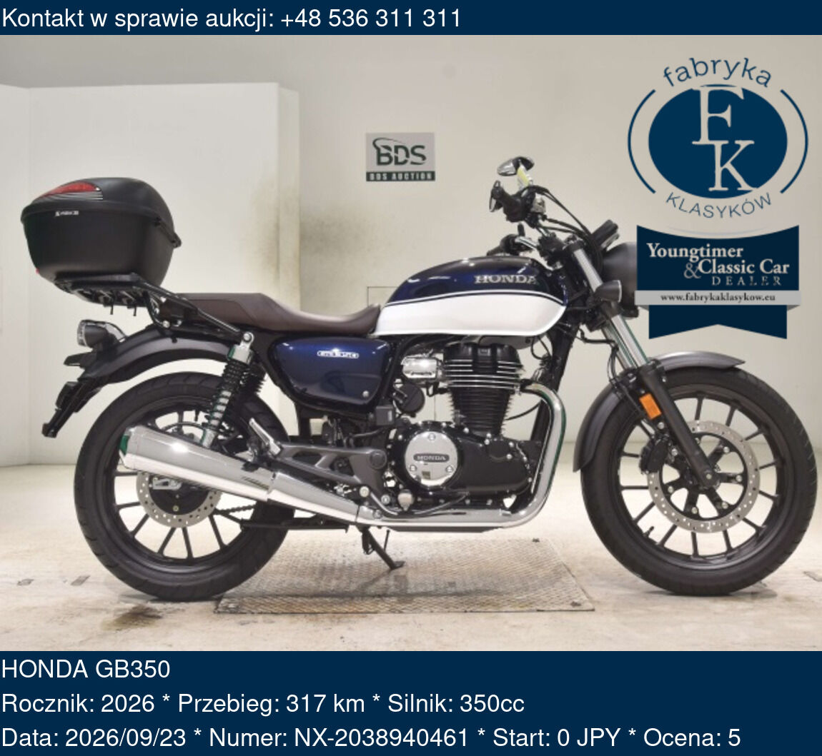 HONDA GB350 2026 - zdjęcie 2