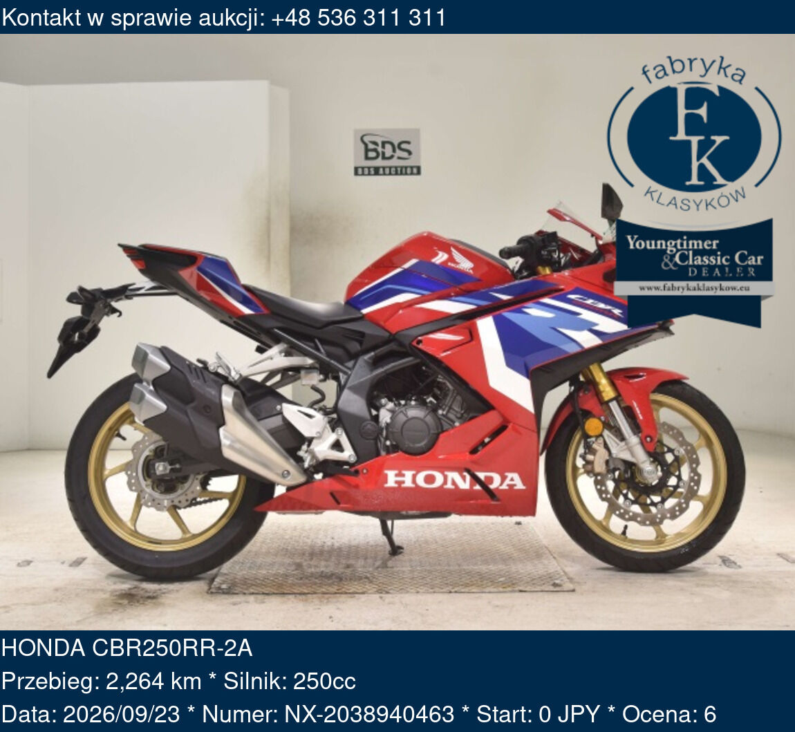 HONDA CBR250RR-2A  - zdjęcie 2