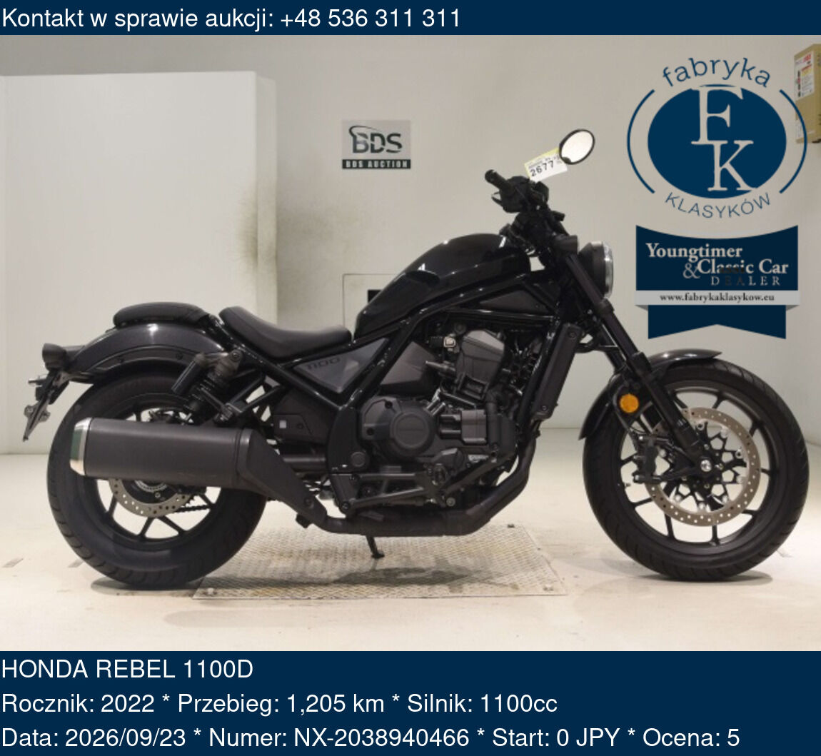 HONDA REBEL 1100D 2022 - zdjęcie 2
